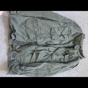 Green cargo jacket
